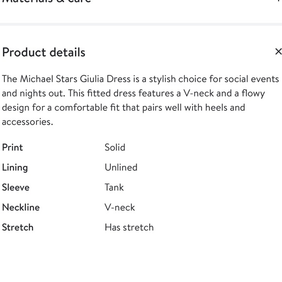 MICHAEL STARS NWT GUILIA DRESS - Picture 5 of 5